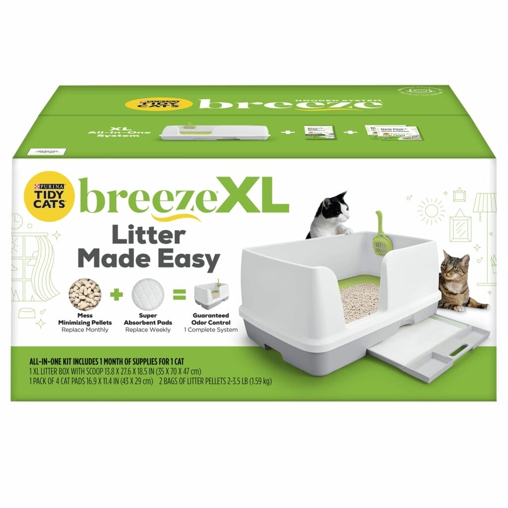 Purina Breeze XL litter system made easy.